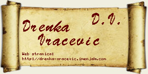 Drenka Vračević vizit kartica